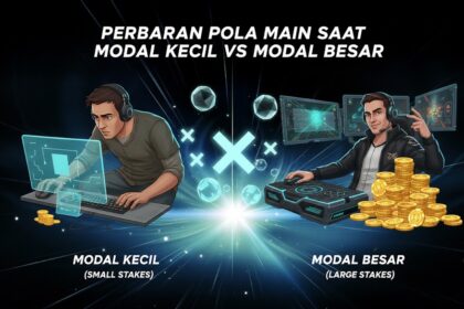 Perbedaan Pola Main Saat Modal Kecil vs Modal Besar