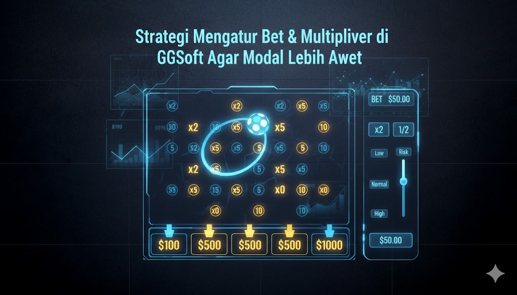 Strategi Mengatur Bet & Multiplier di GGSoft Agar Modal Lebih Awet