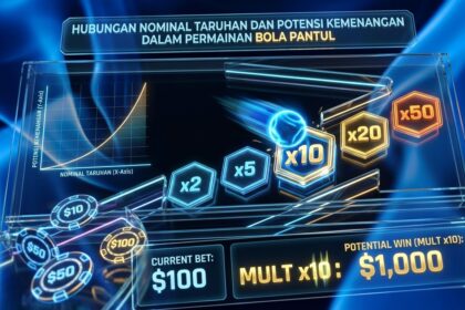 Hubungan Nominal Taruhan dan Potensi Kemenangan dalam Permainan Bola Pantul
