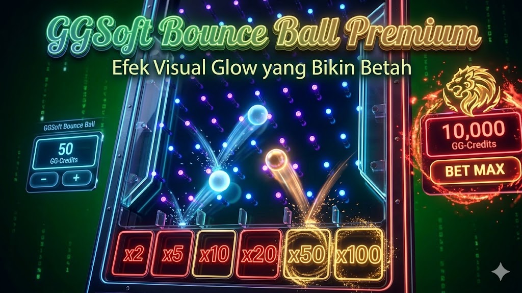 GGSoft Bounce Ball Premium dan Efek Visual Glow yang Bikin Betah