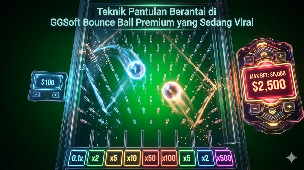 Teknik Pantulan Berantai di GGSoft Bounce Ball Premium yang Sedang Viral