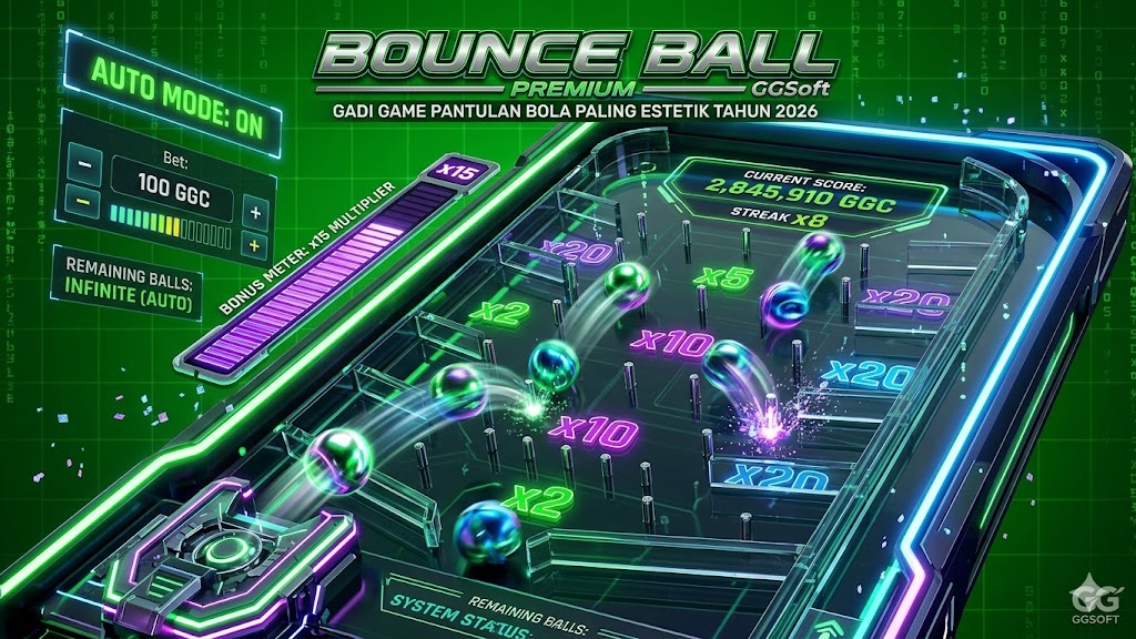 Bounce Ball Premium GGSoft Jadi Game Pantulan Bola Paling Estetik Tahun 2026