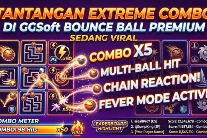 Tantangan Extreme Combo di GGSoft Bounce Ball Premium Sedang Viral