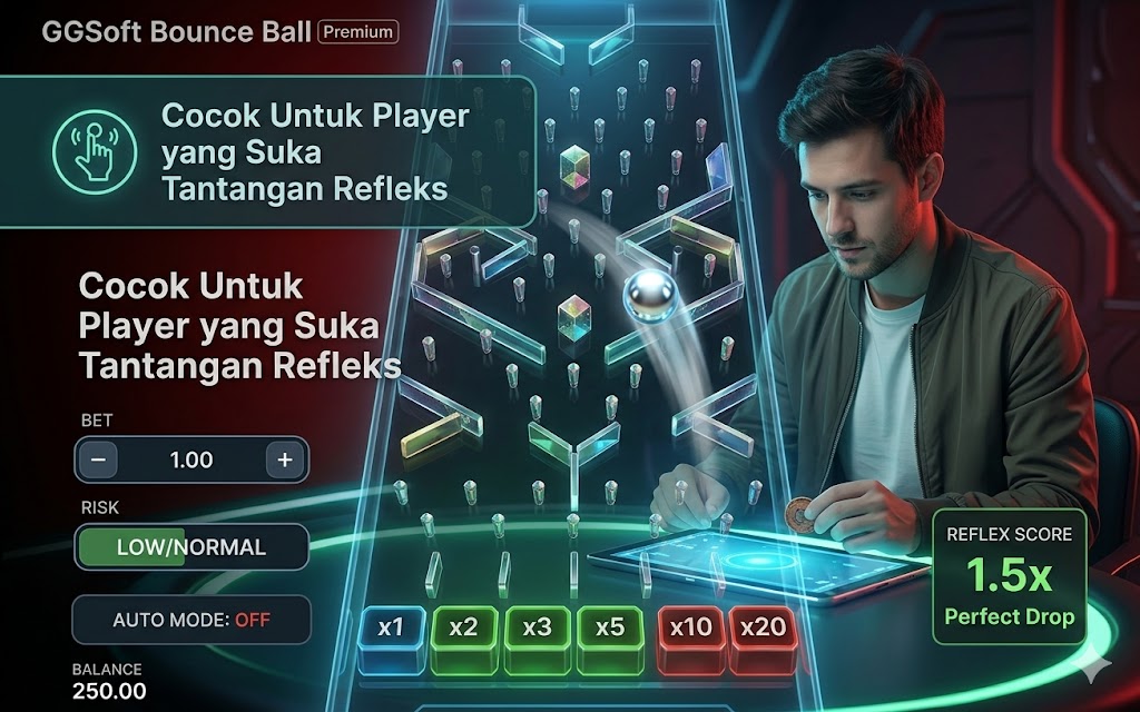 GGSoft Bounce Ball Premium Cocok Untuk Player yang Suka Tantangan Refleks