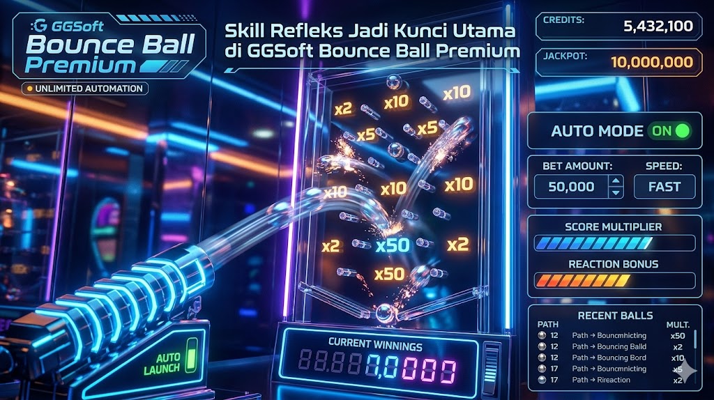 Skill Refleks Jadi Kunci Utama di GGSoft Bounce Ball Premium